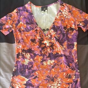 Floral V-Neck Top